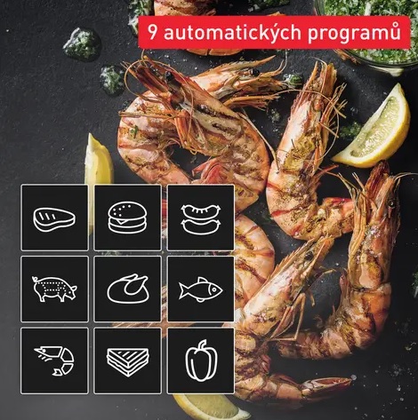 Tefal Elektrický kontaktný gril OptiGrill 4v1 GC774D30 4